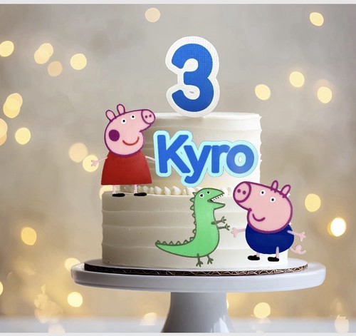 Peppa pig george - pig, cake