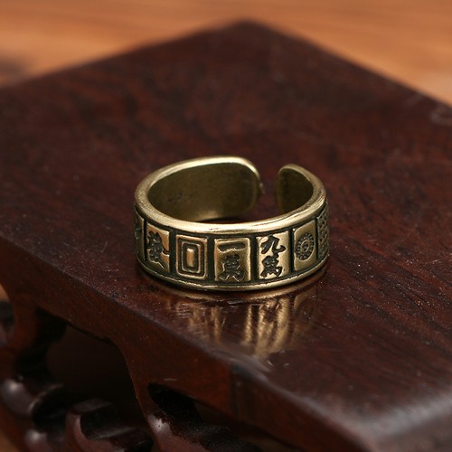 Anello mahjong stile antico - anello,