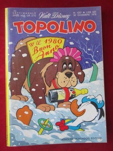 Topolino 1257 disney r8l - topolino,