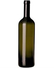 N. 15 BOTTIGLIE IN VETRO BORDOLESE PER VINO 750 ML (gr. 500 cad.) RESISTENTI