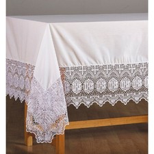 IHS Lace Altar Frontal