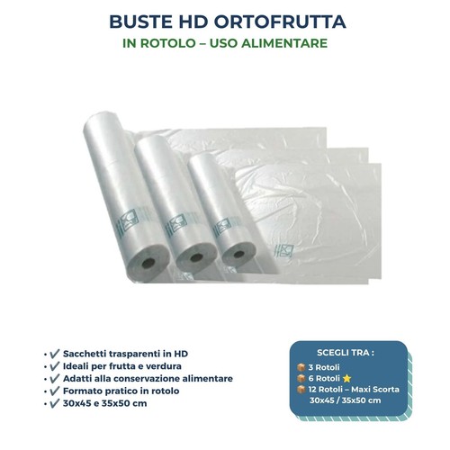 Rotoli shopper buste - rotoli, hd