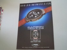 advertising Pubblicità 1991 OROLOGI MOMO DESIGN CARBON