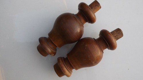Coppia gambe legno como - legno, como'