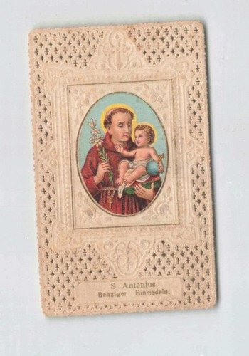 Ancienne image pieuse canivet - image,