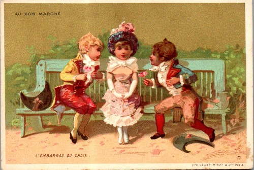 Chromos bon marche voir - marche,