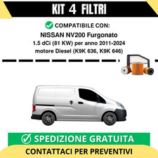 Kit 4 Filtri Tagliando per