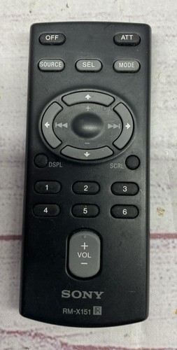Sony x151 cdx gt200 - sony, rm-x151