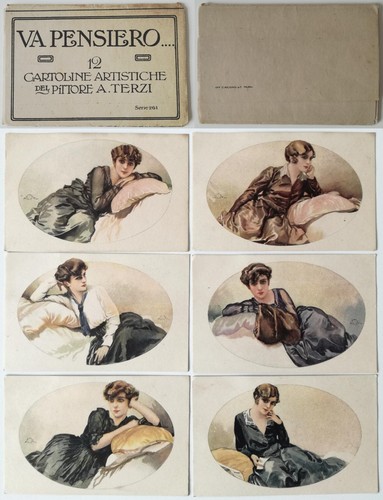 Set cartoline va pensiero - di, 6