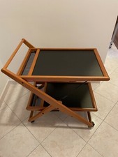 carrello portavivande pieghevole FOPPAPEDRETTI, marrone e nero