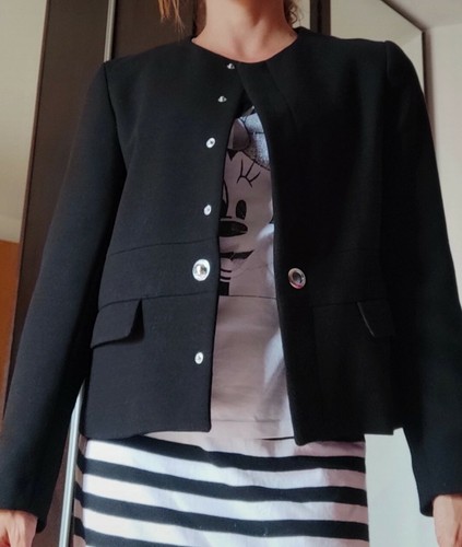 Blazer donna zara nero - blazer,