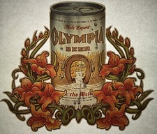 Vintage 1970s OLYMPIA BEER Can