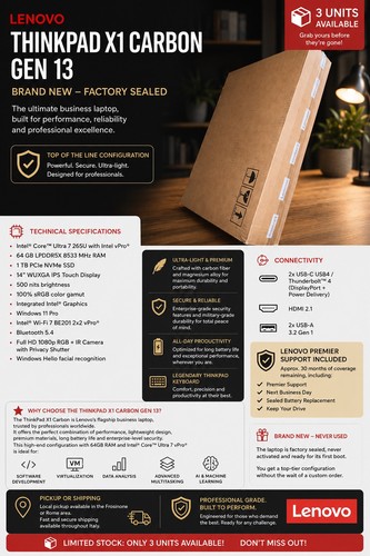 Lenovo thinkpad carbon gen - x1,