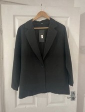 Giacca blazer nera con maniche