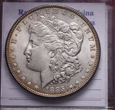 NL* USA 1 DOLLARO ARGENTO SILVER MORGAN 1885 Conservazione TOP POP super prezzo