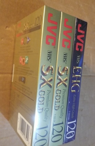 New jvc gold t 120 - 2, t-120