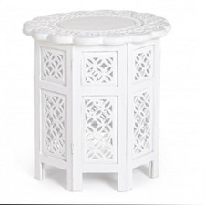 TAVOLINO BIANCO ORIENTALE BOHO