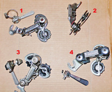 Lotto 4 cambio bicicletta vintage sport Usati SIMPLEX ROBERT HURET