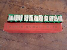  Timbri in Plastica Gomma Maiuscolo NUMERI Alfabeto Etichette Scrapbooking