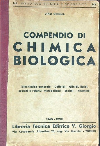 Compendio chimica biologica - chimica,