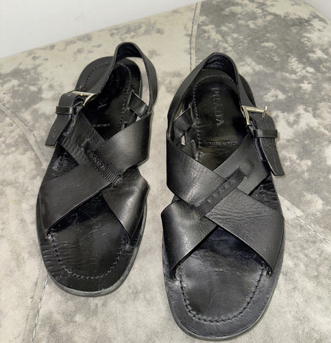 Sandali prada pelle con - in,