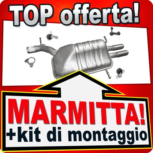 Silenziatore posteriore per - silenziatore,