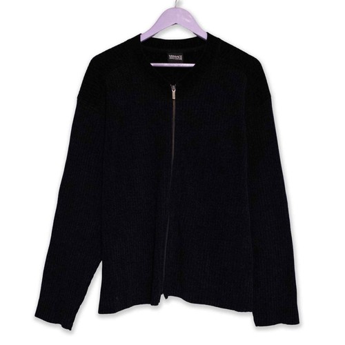 Felpa versace blu scura con - felpa,