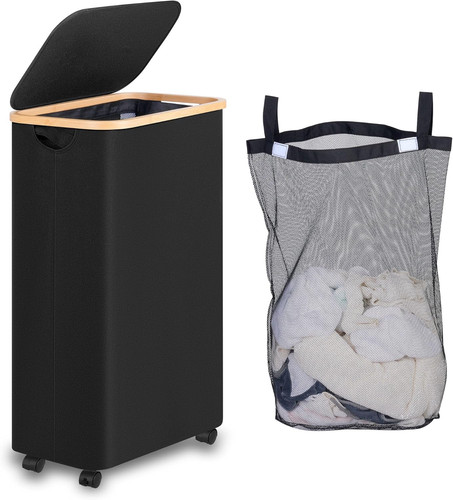 Cesto portabiancheria 75l con - 75l,