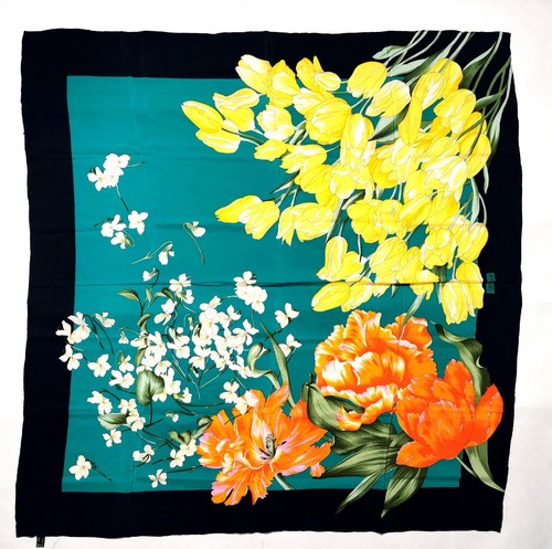Foulard seta vintage usato - foulard,
