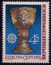 Austria 1976 Calice Oro Metallo-Lavorazione Tazza Artigianato Abbazia Religione Europa MNH