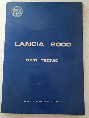 Lancia 2000 dati - , tecnici