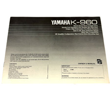 Yamaha K-960 Cassette Deck