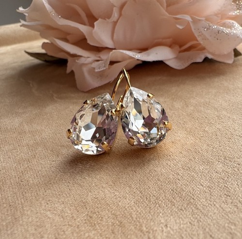 Orecchini goccia con strass - goccia,