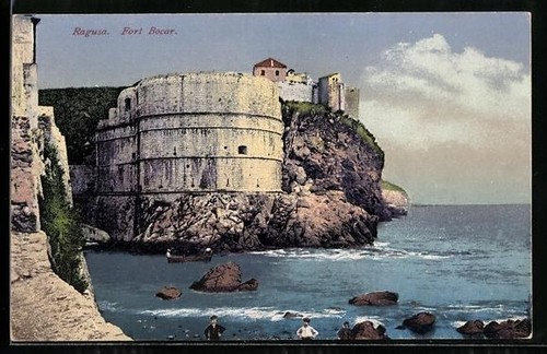 Ragusa fort bocar - ragusa,, barca