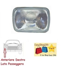 FARO FANALE PROIETTORE ANTERIORE DX PER PIAGGIO PORTER 92 SUPERCARRY H4 DESTRO