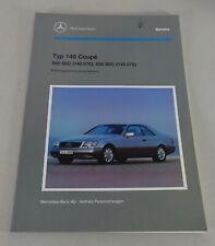 Manuale Di Officina Introduzione Mercedes C140 500 SEC / 600 SEC Del 10/1992