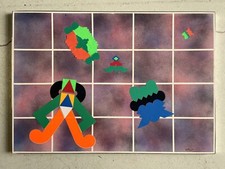 QUADRO ASTRATTO Renato Volpini TECNICA MISTA ARTE MODERNA CONTEMPORANEA 1972