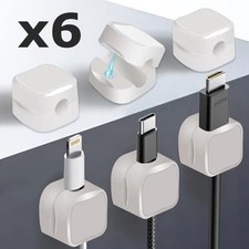 6x Portacavi Caricabatterie