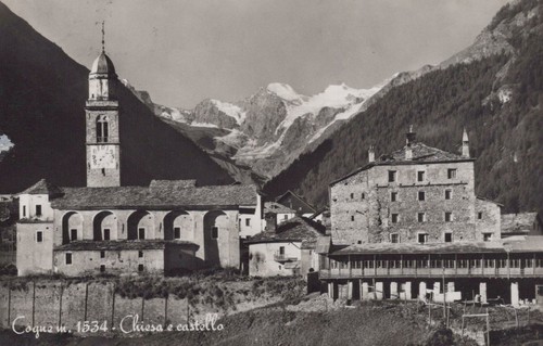 Cartolina cogne 1534 - m.,