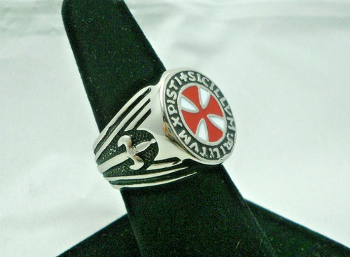 Anello massonico cavalieri - ,