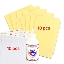 10 Pezzi Pelle Sintetica