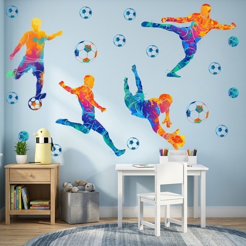 Adesivo murale calcio misura