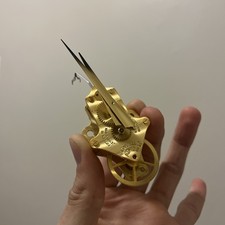 JAEGAR LECOULTRE ATMOS 528-8 Orologio Perpetuo Movimento Piccolo + Lancette! Un furto!