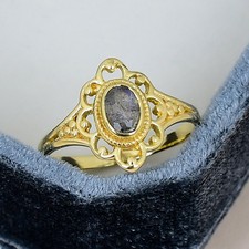 Anello Labradorite Argento