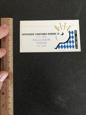 Sticker .  Table Tennis - BTTV -Bayerischer Tischtennis Verband Ev - Germany