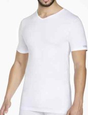 3 maglie collo a V uomo mezza manica cotone elasticizzato elastico Pierre Cardin