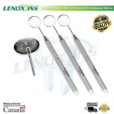 3x Dental Mouth Mirror Handle