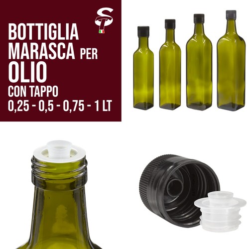 Bottiglie marasca per olio - per, in