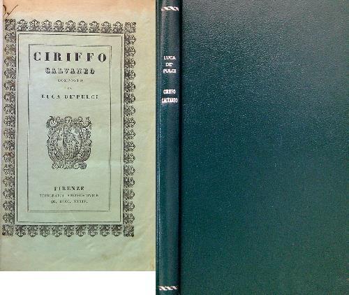 Ciriffo calvaneo pulci - calvaneo,