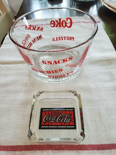 Coca cola ciotola vetro